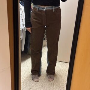 B SIDES Brown Men's Corduroy Pants